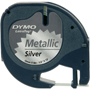 DYMO CINTA LETRATAG METALLIC 12mm x 4m PLATA S0721730